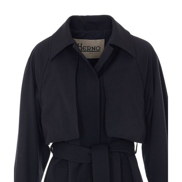 Herno Women Fresh Crinkle Woven Trench - Picture 4 of 4